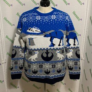 Ugly Christmas Sweater Merchoid Happy Hoth-idays Star Wars AT-AT Mens XXXL 3XL